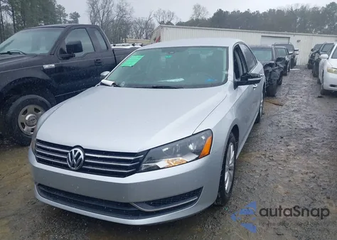 2013 Volkswagen Passat S from USA, damaged, VIN 1VWAH7A34DC017416